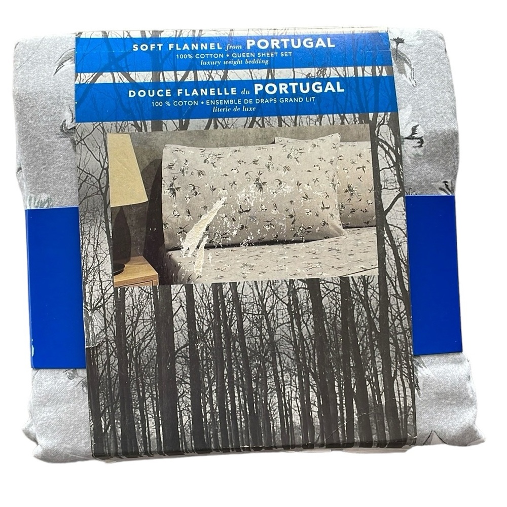 Soft Flannel from Portugal - Luxury Queen Sheet Set